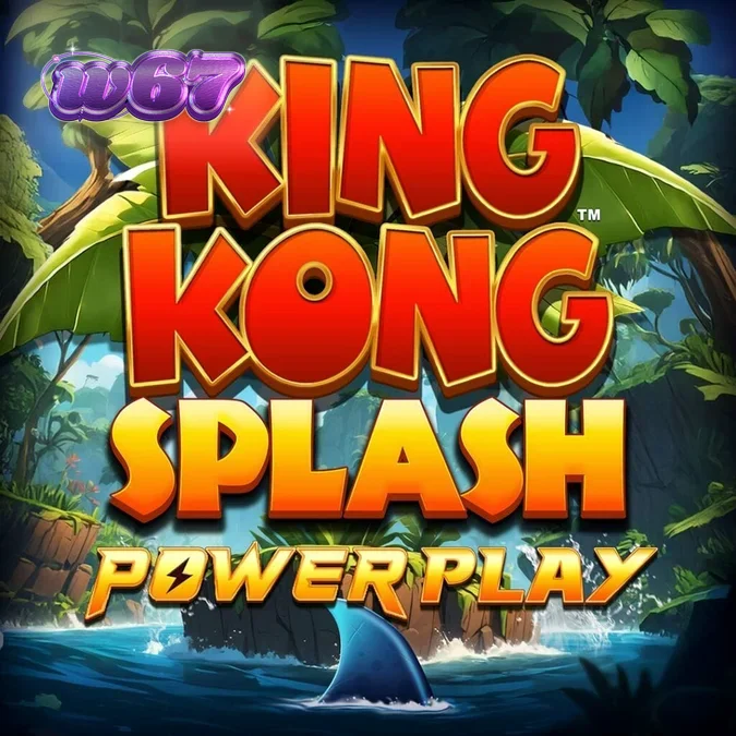 King Kong Splash: Power Play slot machine interface with jungle theme
